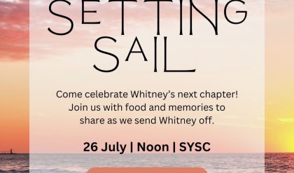 SYSC Setting Sail ~ Let's Celebrate Whitney